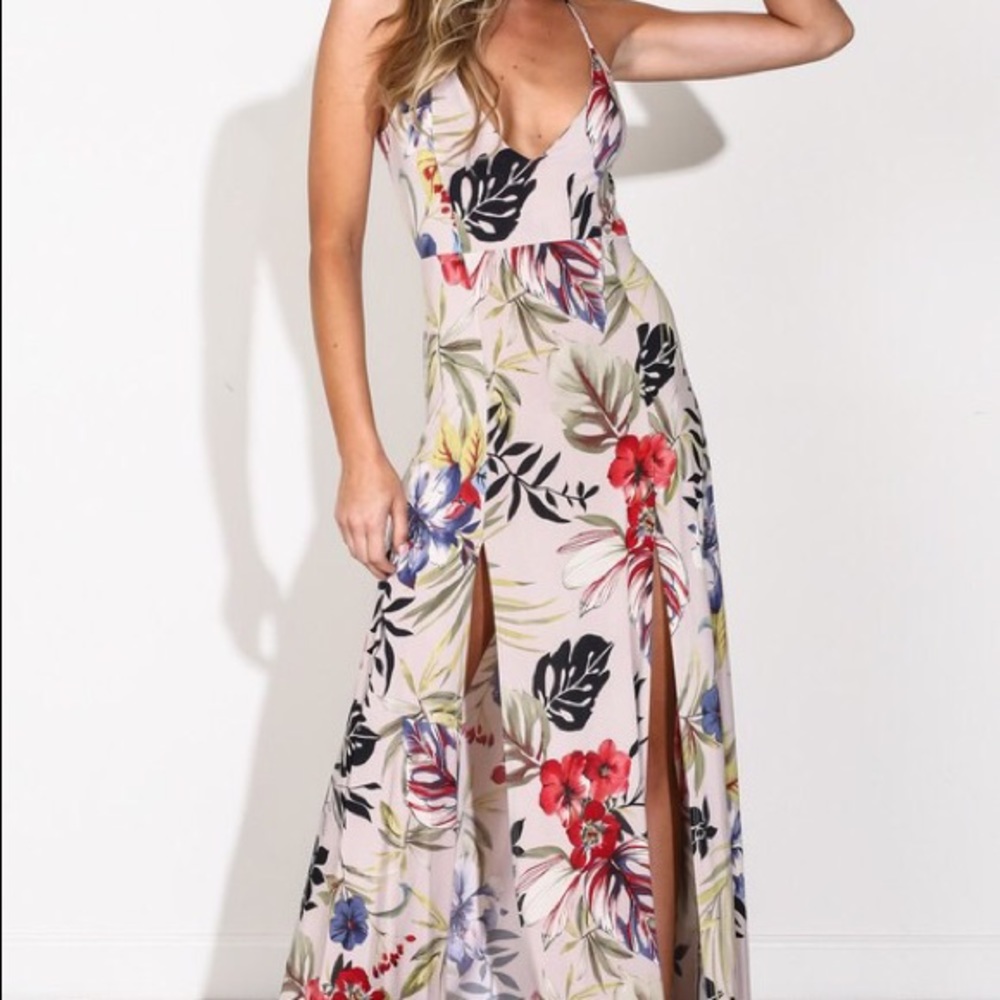 Tropical Open Back- TAUPE - Picture 3 of 4